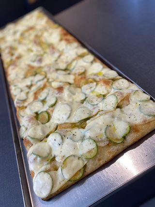 Zucchine e scamorza - teglia