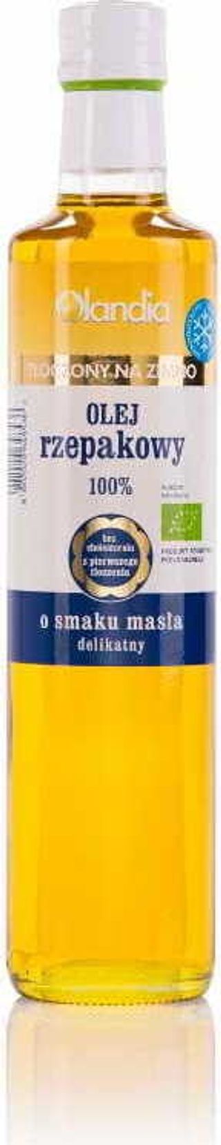 Olej rzepakowy o smaku masła BIO 500 ml Olandia