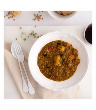 Guiso De Lentejas Con Verduras Salteadas (350 G.)