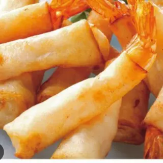 Rollos De Gambas Crujientes