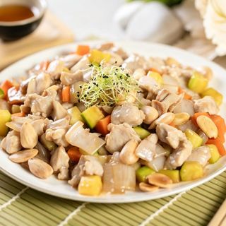 Pollo salteado con Almendras Sin Gluten