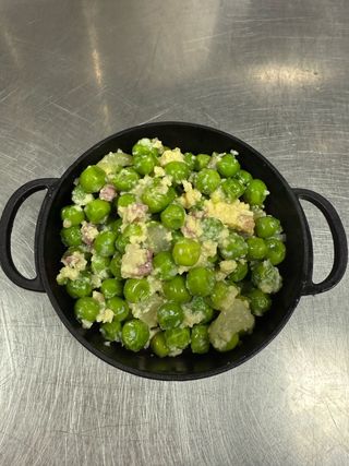 Revuelto de guisantes