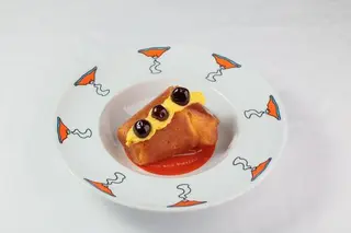 BABA' CON CREMA E AMARENA