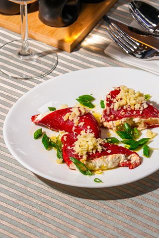 Ardei kapia cu branza feta