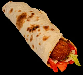 Falafel rolada z żółtym serem