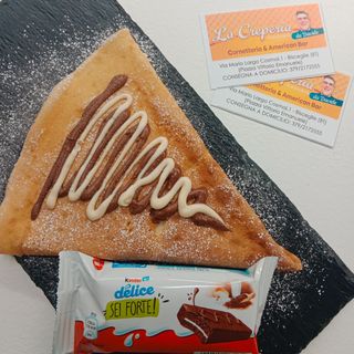 Crêpes con Kinder Delice