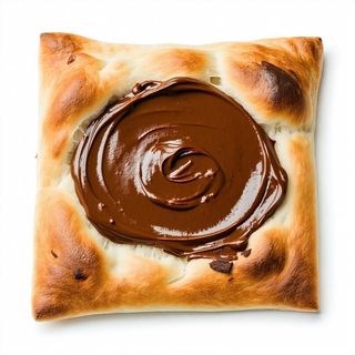 Focaccia tipo recco con Nutella - 1 fetta