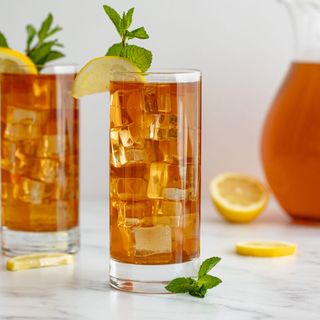 ცივი ჩაი ატმით | Peach Iced Tea