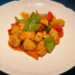 167. Pollo salsa chili