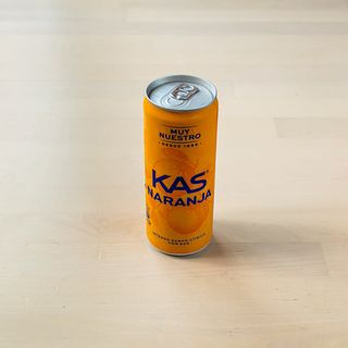 KAS Naranja Zero Refresco con gas sabor Naranja sin Azúcar Lata 330ml