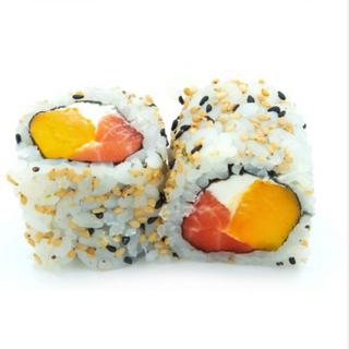 Uramaki De Salmón Mango Y Queso