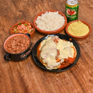 Menú Pechuga De Pollo A La Parmesana