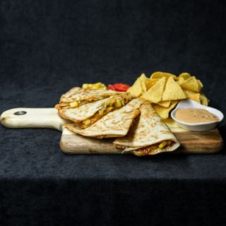 Pulled pork quesedilla