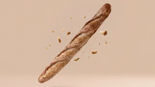 Bagietka wieloziarnista na zakwasie