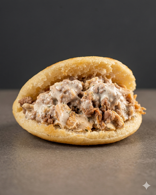 Arepa con todo