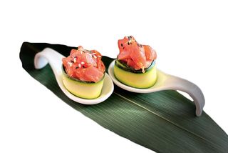 150.  Gunkan spicy tuna