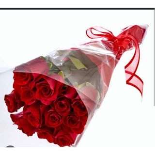 A  Petite Bouquet of 15 Red Roses