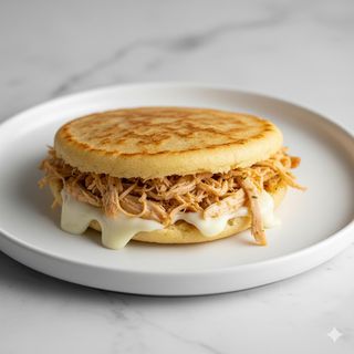 Arepa Arepaisa Con Pollo Desmechado Y Queso (1 Ud.)