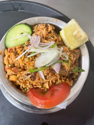 76.Lamb kashmiri biryani
