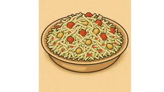 Sałatka z papryką, kukurydzą,kapustą pekińską z majonezem