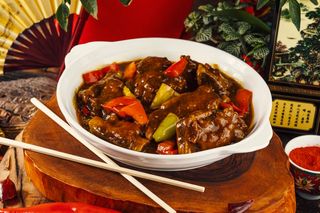 E14-შემწვარი ღორის ნეკნები ,,ქარის’’ სოუსში