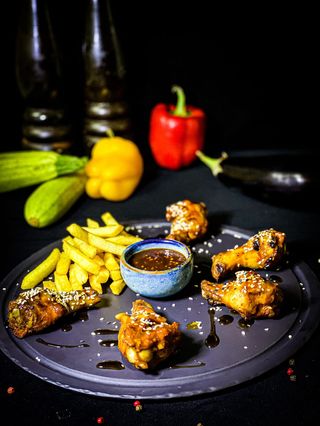 Aripioare de pui in sos asiat/Куриные крылышки в азиатском соусе