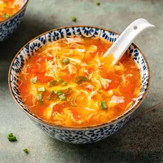 Egg Tomato Soup Large