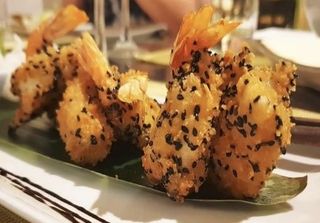 Langostinos Frito Con Sésamo (8 Pzs.)