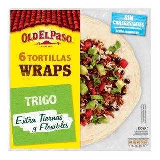 Tortillas De Trigo Wrap Old El Paso 350 Gr.