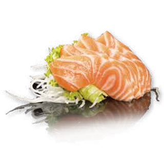 100. Sashimi salmone - 8 pezzi