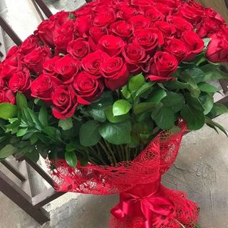 50 rose rosse gambo medio