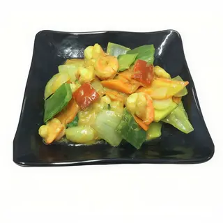 Gambas curry