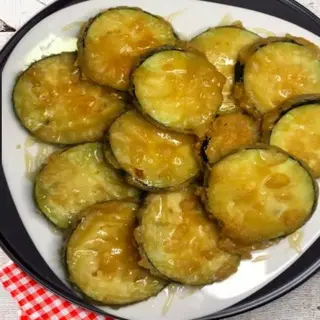 Berenjena Tempura con Miel Novedad