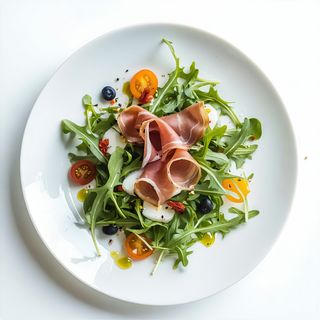 Ensalada Mixta Con Jamón Serrano