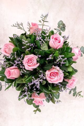 12  Rosas Rosadas tonos pastel