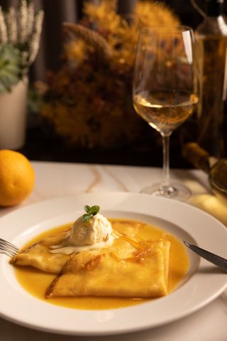 Palačinka Crepes Suzette