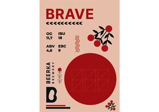 Пиво Beerka Brave ( Світле Н/ф) 1л