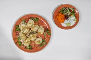 Zestaw: Pierogi z Mięsem i Kapustą