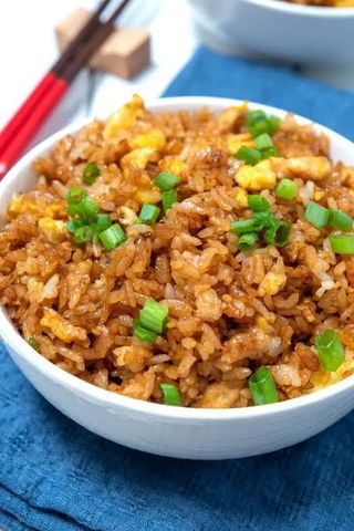 Mushrooms fried rice 