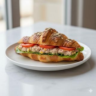 Croissant Cereal Con Vegetal Y Atún