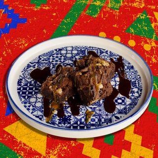 Brownies caramello e noci