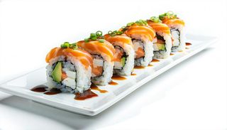 153. Uramaki tempura di gamberone