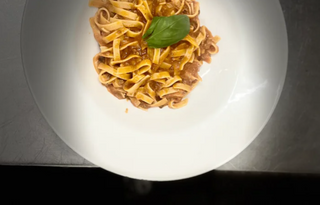 Tagliatelle al ragù di cinghiale