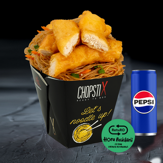 Meniu Noodles pui shanghai