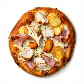 Pizza cordon bleu