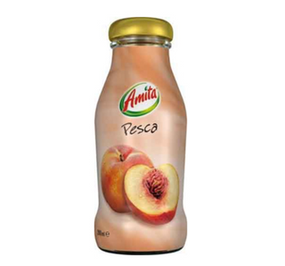 Succo di frutta pesca in vetro 20 cl