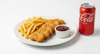 Menú Nuggets De Pollo (6 Uds.)