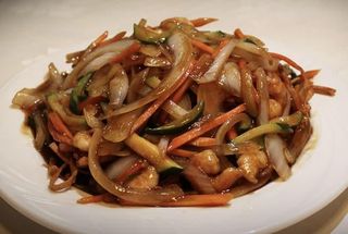 Tallarines Dorados Por Ambas Caras