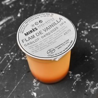 Flam de vainilla de la Vall d'en Bas