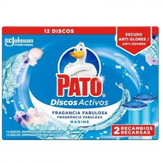 Discos Wc Activos Inodoros Frescor Marino Recambio Pato 2 Ud